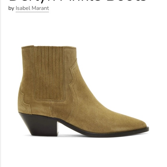 Isabel Marant Beige Derlyn Ankle Boots size 6 (36) - Picture 5 of 9
